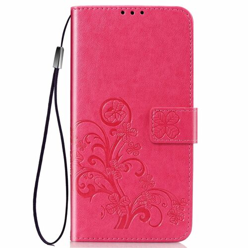 Nokia 2.2 Handy H�lle Schutz Tasche Cover Flip Case Kartenfach Pink