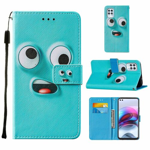 Handyh�lle f�r Motorola Moto G100 Schutztasche Wallet Cover 360 Case Etuis Blau