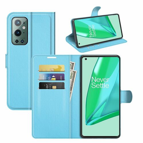 Handyh�lle f�r OnePlus 9 Pro Schutztasche Wallet Cover 360 Case Etuis Blau