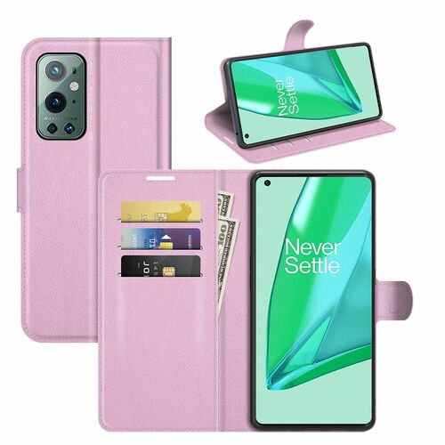 Handyh�lle f�r OnePlus 9 Pro Schutztasche Wallet Cover 360 Case Etuis Rosa