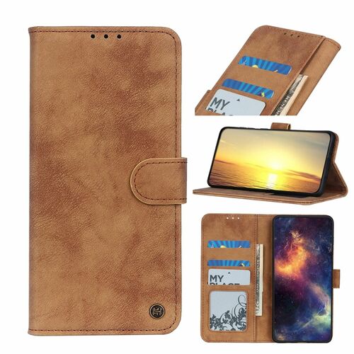 Handyh�lle f�r Sony Xperia 10 III Schutztasche Wallet Cover 360 Case Etuis Braun