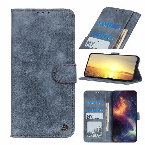 Handyh�lle f�r Sony Xperia 10 III Schutztasche Wallet Cover 360 Case Etuis Blau