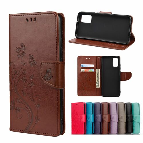 Handyh�lle f�r Xiaomi Redmi Note 10 5G Schutztasche Wallet Cover 360 Case Etuis Braun