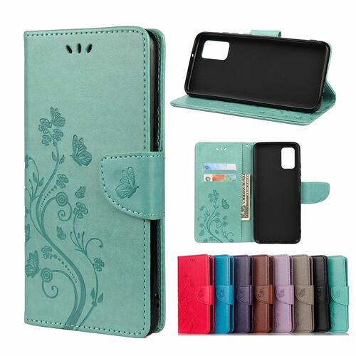 Handyhlle fr Xiaomi Redmi Note 10 5G Schutztasche Wallet Cover 360 Case Etuis Grn