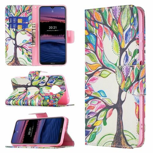 Handyh�lle f�r Nokia G20 Schutztasche Wallet Cover 360 Case Etuis Wei�