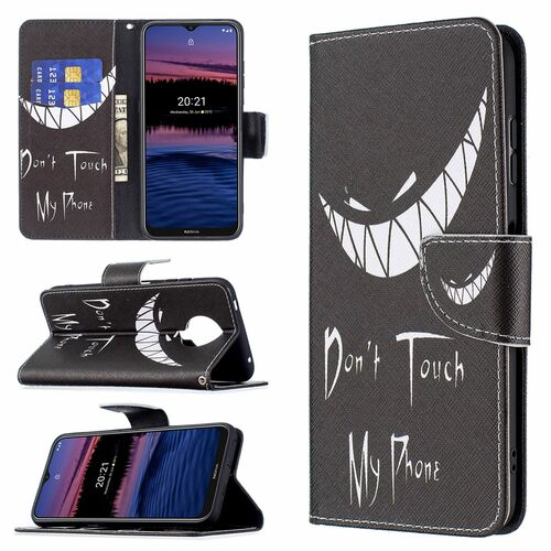 Handyh�lle f�r Nokia G20 Schutztasche Wallet Cover 360 Case Etuis Schwarz