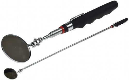 Teleskop Werkzeug mit 50mm Spiegel Gesamtl�nge 16-70cm, 2-fach Kugelgelenk