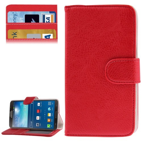 Schutzh�lle Case (Flip Quer) f�r Handy Samsung Galaxy Round G910 / G910S Rot