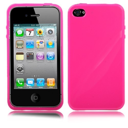 Schutzh�lle TPU f�r Handy Apple iPhone 4 / 4s Pink