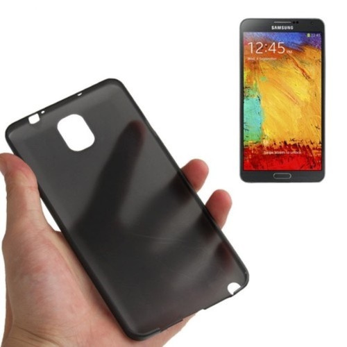 Schutzh�lle Case Ultra D�nn 0,3mm f�r Handy Samsung Galaxy Note 3 N9000 Schwarz Transparent