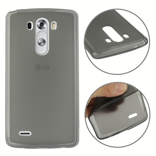 Handyh�lle Transluzente TPU Tasche f�r LG G3 / D-850 / LS-990 / D855 Grau