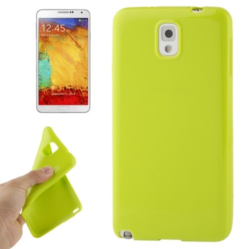 Schutzh�lle TPU Case f�r Handy Samsung Galaxy Note 3 N9000 Gr�n