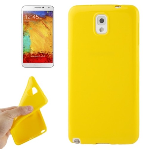 Schutzh�lle TPU Case f�r Handy Samsung Galaxy Note 3 N9000 Gelb