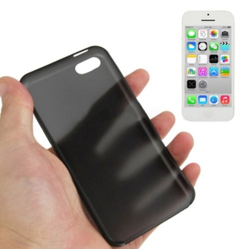 Schutzhlle Case Ultra Dnn 0,3mm fr Handy Apple iPhone 5C Schwarz