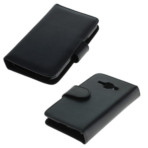 OTB Tasche (Kunstleder) f�r Samsung Galaxy J1 Bookstyle schwarz
