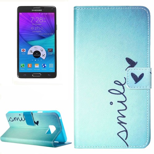 Handyh�lle Tasche f�r Handy Samsung Galaxy Note 5 Smile L�cheln