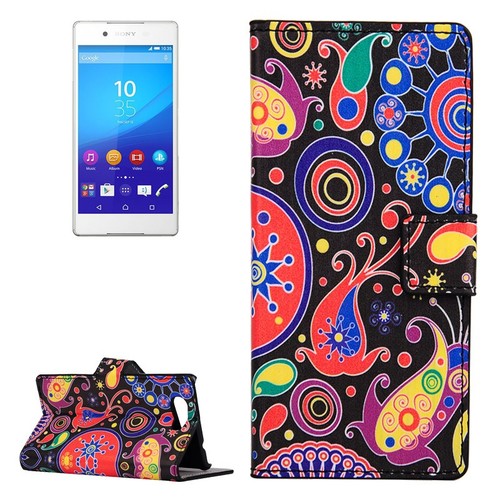 Handyh�lle Tasche f�r Handy Sony Xperia Z4 Compact Farbflash LSD
