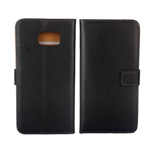Schutzh�lle Handytasche (Flip Quer) Wallet f�r Handy Samsung Galaxy S6 Edge+ Schwarz