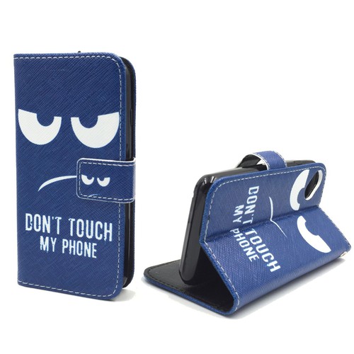 Handyh�lle Tasche f�r Handy Wiko Sunset 2 Dont Touch my Phone