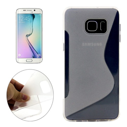 OTB TPU Case kompatibel zu Samsung Galaxy S6 Edge+ SM-G928F S-Curve transparent
