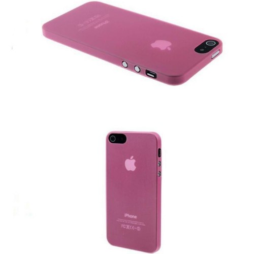 Schutzh�lle Case Ultra D�nn 0,3mm TPU Apple iPhone SE Rosa Transparent