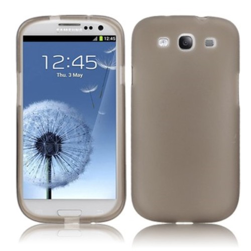 Schutzh�lle TPU Case f�r Case Handy Samsung I9300 Galaxy S3 Transparent Schwarz