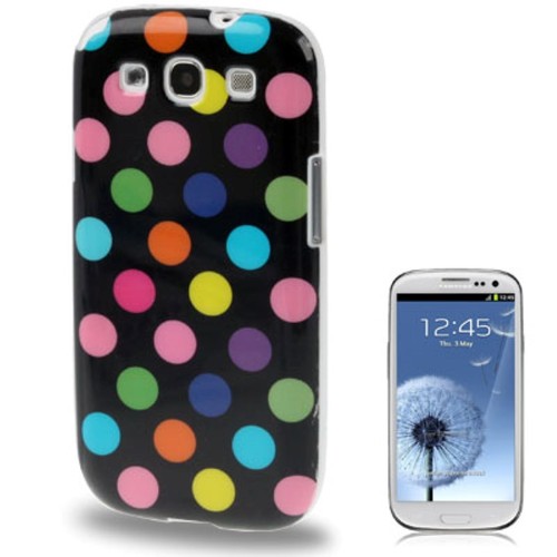 Schutzh�lle TPU Case f�r Case Handy Samsung I9300 Galaxy S3 schwarz/bunt
