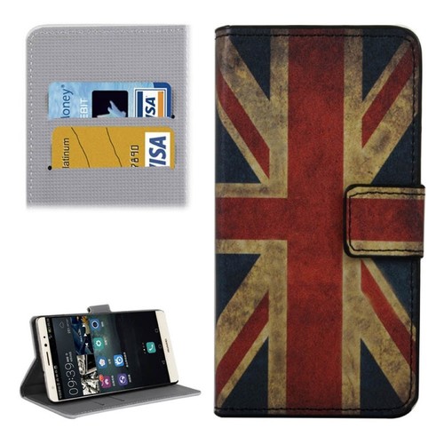 Handyh�lle Tasche f�r Handy Huawei Mate S Retro Fahne England / UK