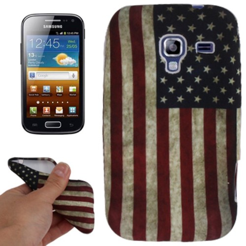 Schutzh�lle TPU Retro f�r Handy Samsung Galaxy ace 2 i8160 USA