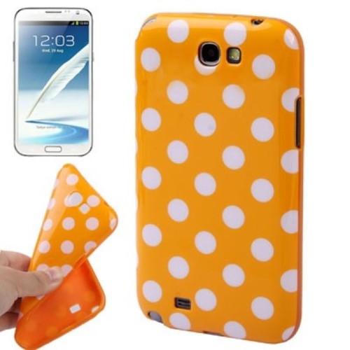 Schutzh�lle TPU Case f�r Handy Samsung Galaxy Note II N7100 Orange