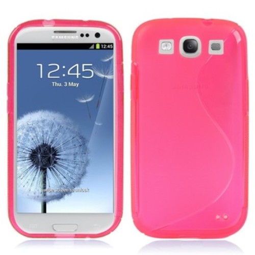 Handyh�lle TPU H�lle f�r Handy Samsung Galaxy S3 i9300 / i9305 / S3 NEO i9301 Pink