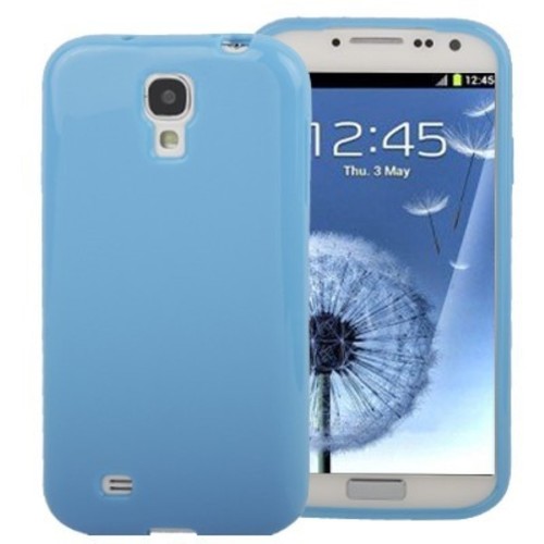 Schutzh�lle TPU Case f�r Handy Samsung Galaxy S4 GT-I9500 / GT-I9505 / LTE+ GT-I9506 / Value Edition GT-I9515 blau