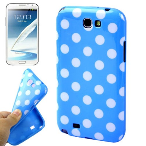 Schutzh�lle TPU Case f�r Handy Samsung Galaxy Note II N7100 Blau