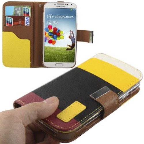 Schutzh�lle Case (Flip Quer) f�r Case Handy Samsung Galaxy s4 i9500 WGBR