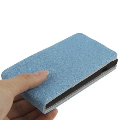 Schutzh�lle Flip Tasche f�r Handy LG Optimus G E973 Blau