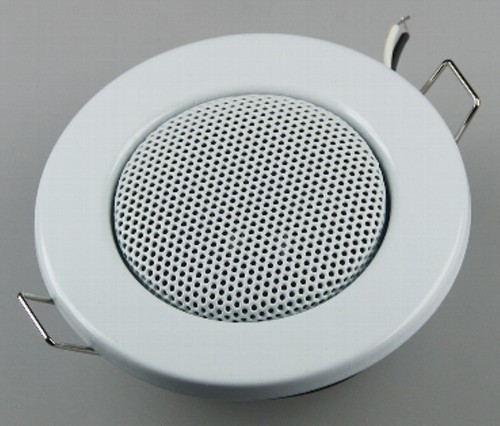 Decken-Einbaulautsprecher Mini Halogen-Look, 8cm , 6cm Einbau, wei�