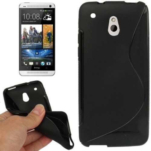 Schutzh�lle TPU Case f�r Handy HTC One mini M4 Schwarz