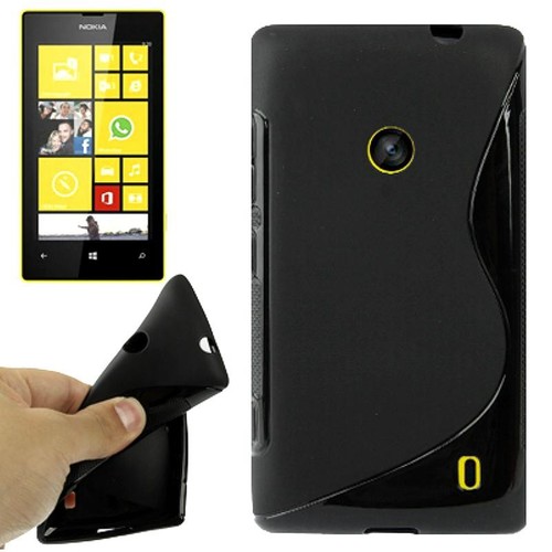 Schutzh�lle TPU Case f�r Handy Nokia Lumia 520 Schwarz