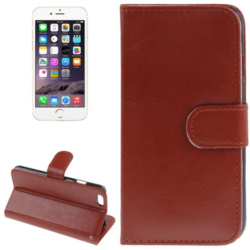 Schutzh�lle Handytasche (Flip Quer) f�r Handy Apple iPhone 6 Braun