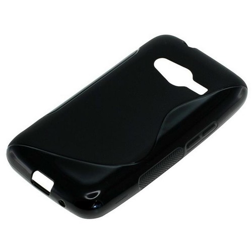 OTB TPU Case kompatibel zu Samsung Galaxy Ace 4 G313H S-Curve schwarz