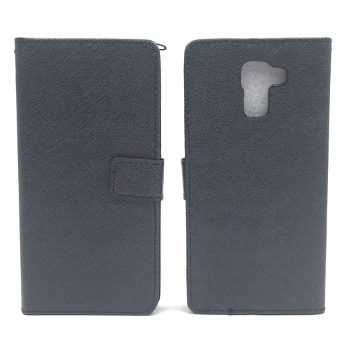 Handyh�lle Tasche f�r Handy Huawei Honor 7 Schwarz