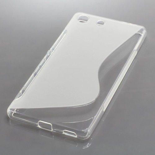 Otb Tpu Case Kompatibel ZU Sony Xperia M5 S-curve Transparent