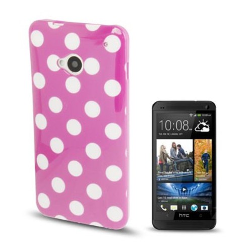 Schutzh�lle TPU Case f�r Handy HTC One M7 Lila / Violett