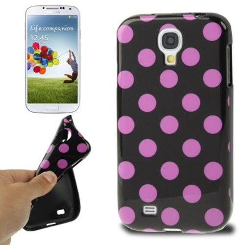 Schutzhlle TPU Punkte Case fr Handy Samsung Galaxy S4 GT-I9500 / GT-I9505 / LTE+ GT-I9506 / Value Edition GT-I9515