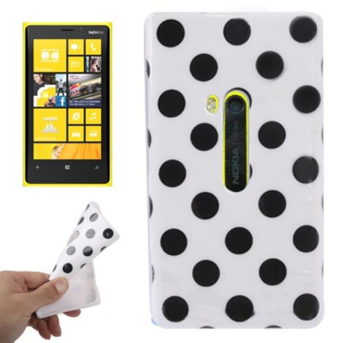 Schutzh�lle TPU Punkte Case f�r Handy Nokia Lumia 920