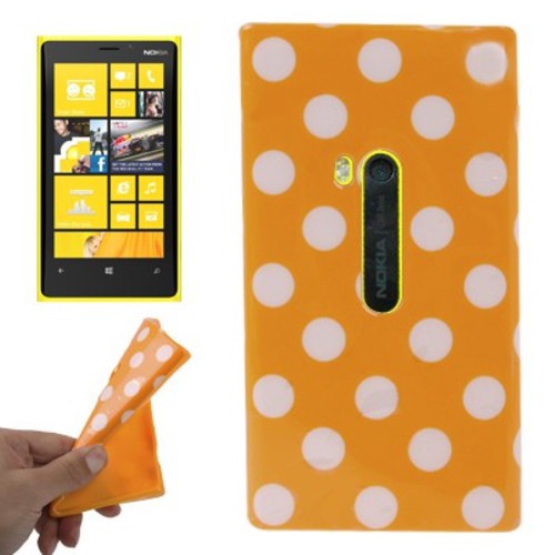 Schutzh�lle TPU Punkte Case f�r Handy Nokia Lumia 920
