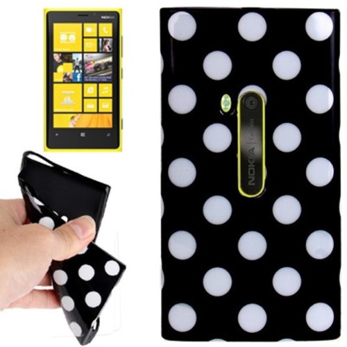 Schutzh�lle TPU Punkte Case f�r Handy Nokia Lumia 920