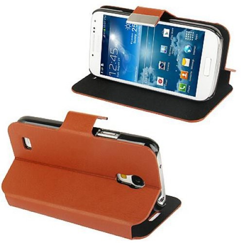 Schutzh�lle Quer Tasche f�r Samsung Galaxy S4 mini i9190 braun