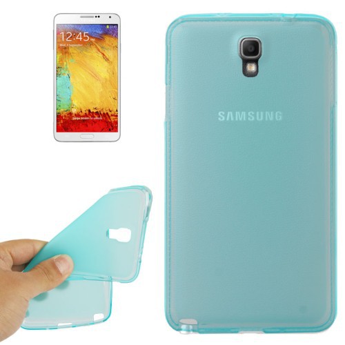 Handyh�lle TPU Schutzh�lle f�r Samsung Galaxy Note 3 Neo N7505 transparent blau