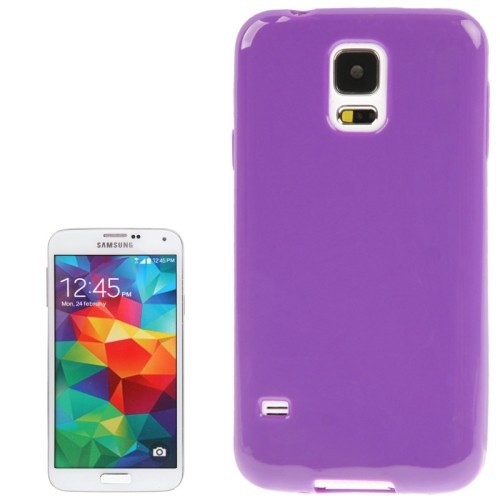 Schutzh�lle TPU Case f�r Handy Samsung Galaxy S5 / S5 Neo Lila / Violett